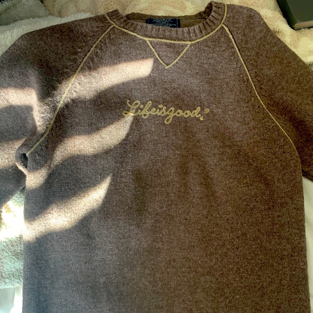 Lamb’s wool life is good sweater